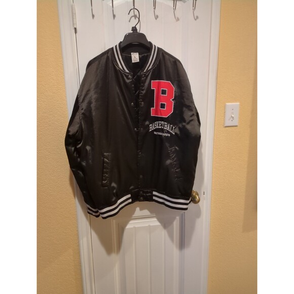 Pac sun Basketball Skateboards Varsity Bomber Letterman Jacket Wolves  Men’s L - Picture 8 of 16